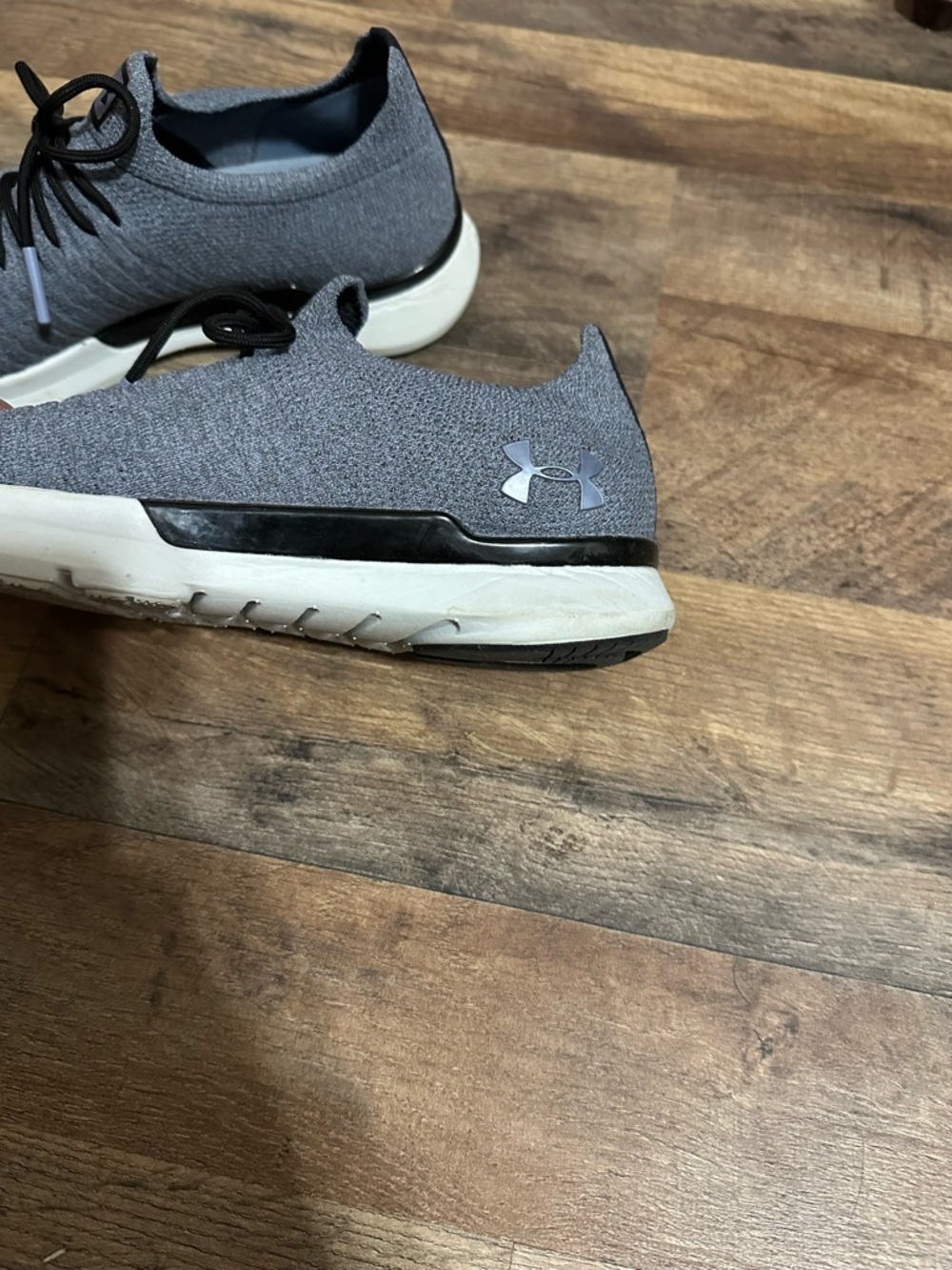 Under Armour Grey Knit Athletic Sneakers - Picture 4 of 7